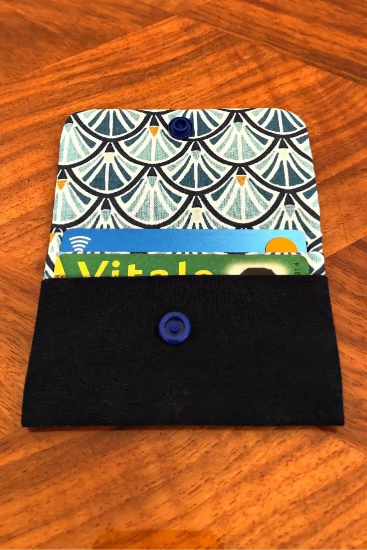 Comment coudre un porte-cartes porte-clés élégant en tissu