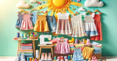 Que roupa de criança deve coser este verão?