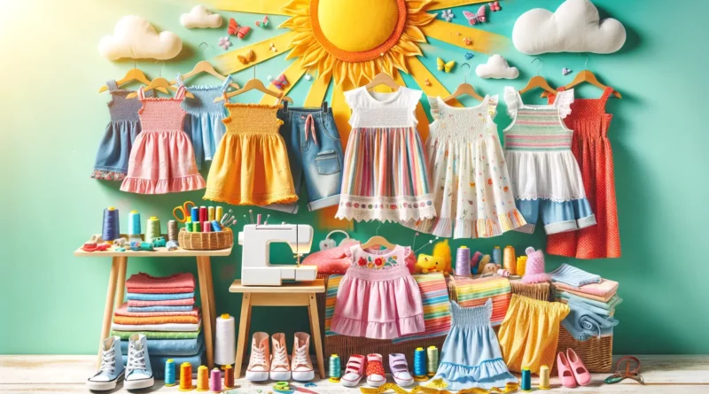 今年夏天您应该缝制什么童装？