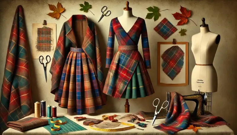 The tartan pattern is on top for autumn 2024