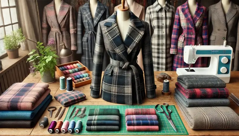 A big comeback for plaid coats