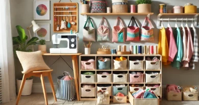 Sewing can help you organize and tidy up your home!