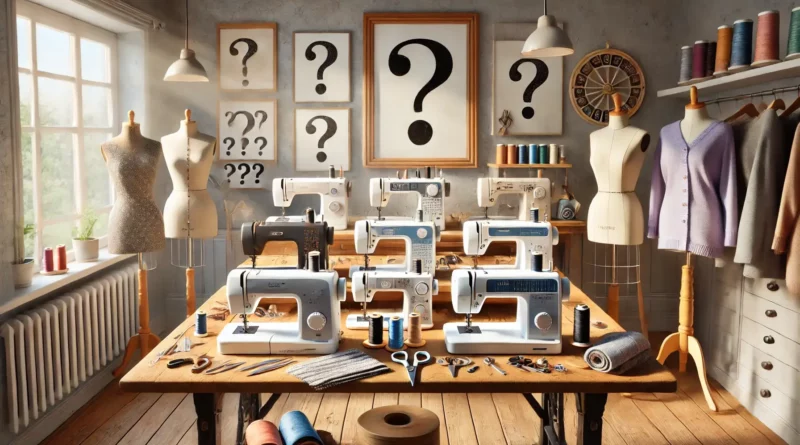 How do you choose the right sewing machine if you've never sewn before?