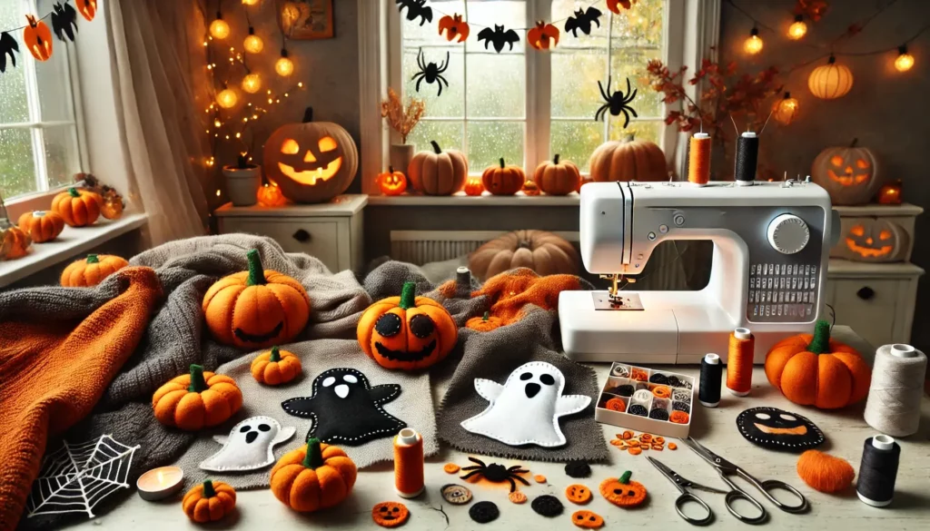 What Halloween decorations to sew in a hurry?