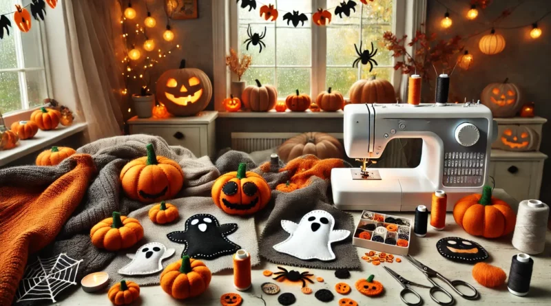 What Halloween decorations to sew in a hurry?