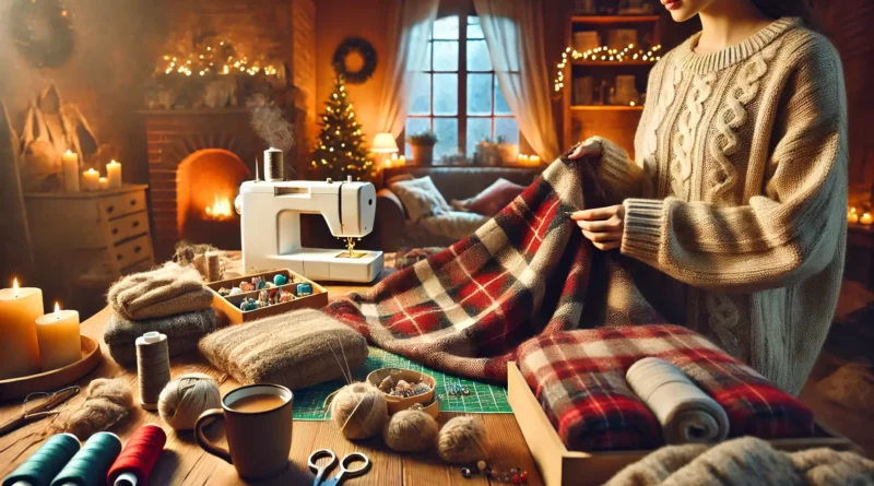 Coudre une couverture ou un plaid pour l'hiver